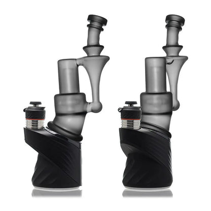 Mini RBR Frosted Black Friday LE Puffco Peak Attachment by Iridescent Glass