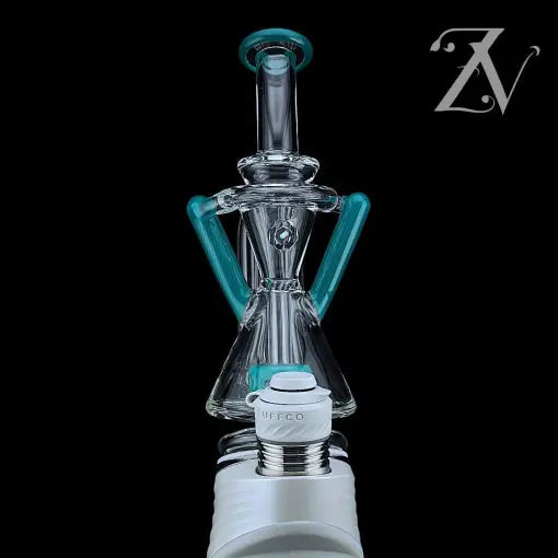Superior ECO Dualcycler Puffco Peak Attachment by Iridescent Glass