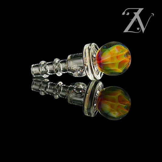 Fume Implosion Marble 3DXL Joystick by Iridescent Glass