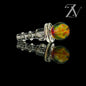 Fume Implosion Marble 3DXL Joystick by Iridescent Glass