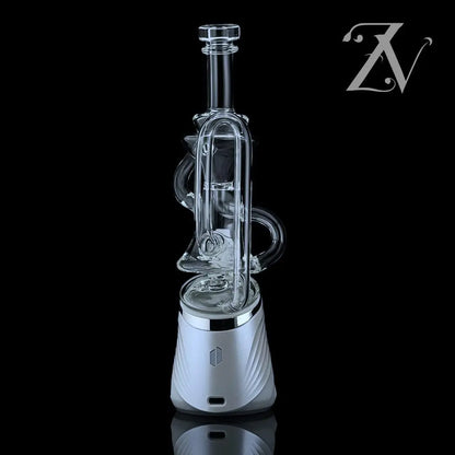 Single Uptake Puffco Peak Attachment by Iridescent Glass