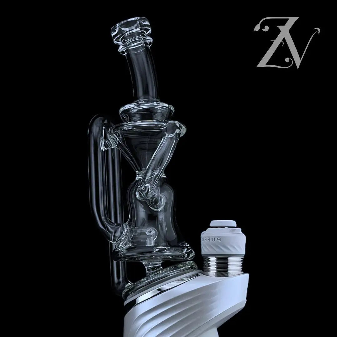 Single Uptake Puffco Peak Attachment by Iridescent Glass