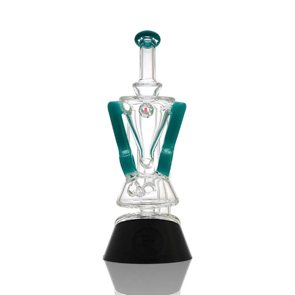 LE Superior QuadCR Puffco Peak Attachment by Iridescent Glass