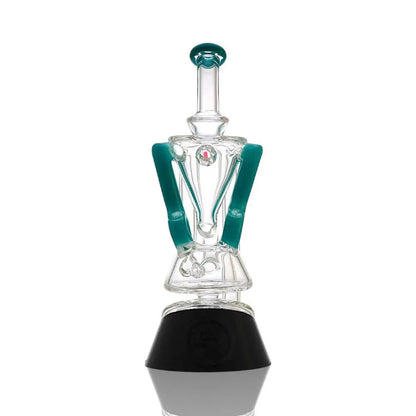 LE Superior QuadCR Puffco Peak Attachment by Iridescent Glass