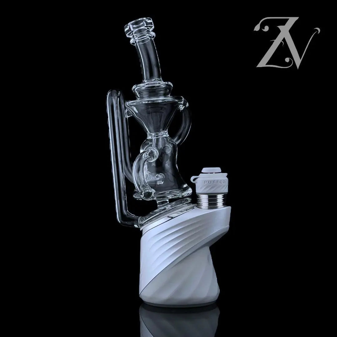 Single Uptake Puffco Peak Attachment by Iridescent Glass