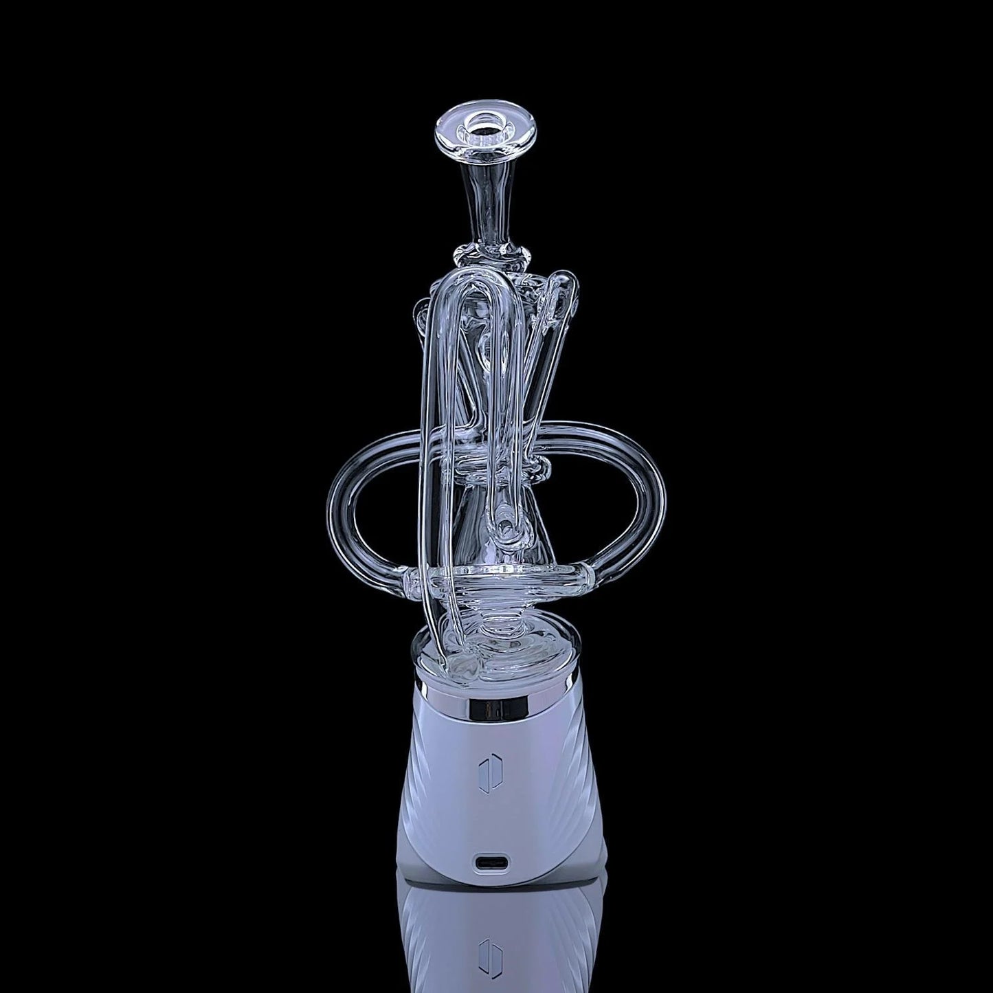 Wishbone Recycler Peak Attachment by Iridescent Glass