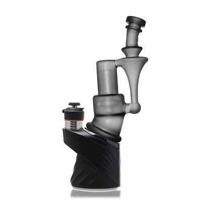 Mini RBR Frosted Black Friday LE Puffco Peak Attachment by Iridescent Glass
