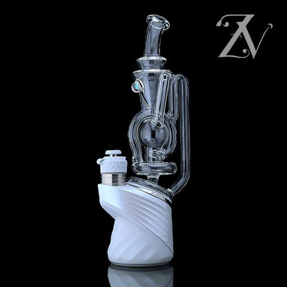 Superior Ballcycler Puffco Peak Attachment by Iridescent Glass