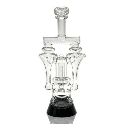 RBR Squared Puffco Peak Attachment by Iridescent Glass
