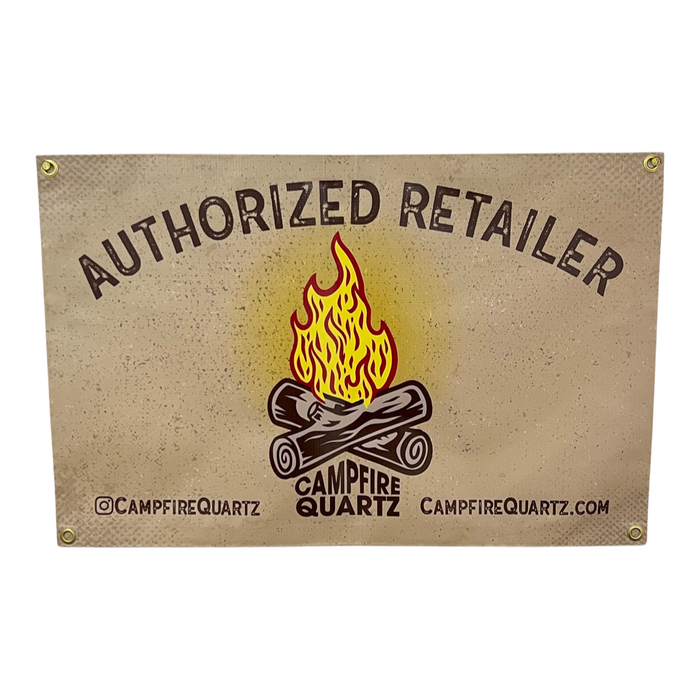 CAMPFIRE QUARTZ AUTHORIZED RETAILER BANNER